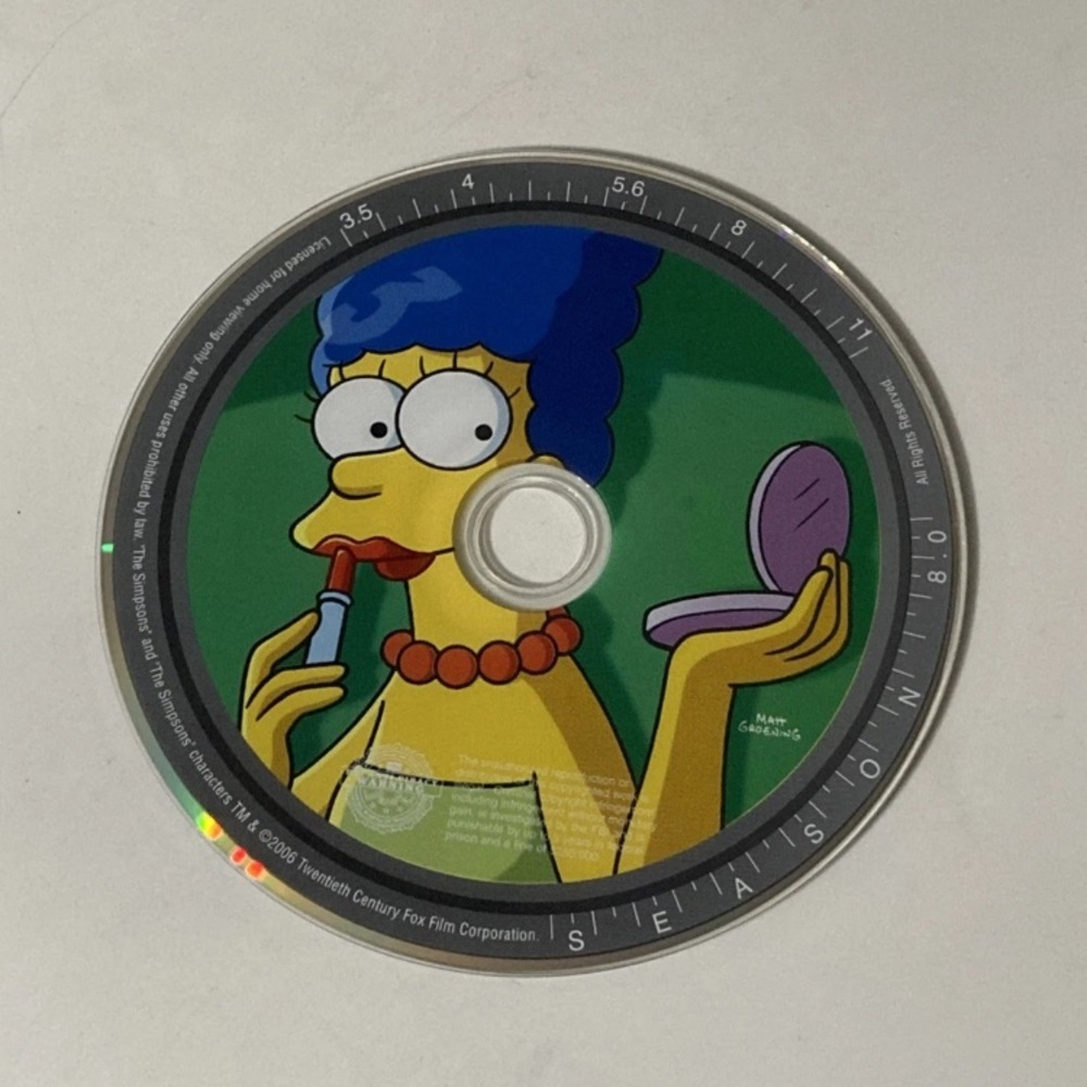 The Simpsons Season 8 Disc 3 Replacement DVD